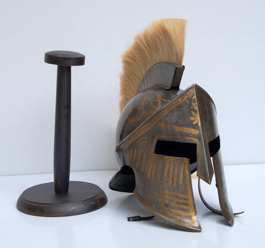 Great King Leonidas Spartan 300 Movie Helmet Fully Functional Medieval Wearable Helmet